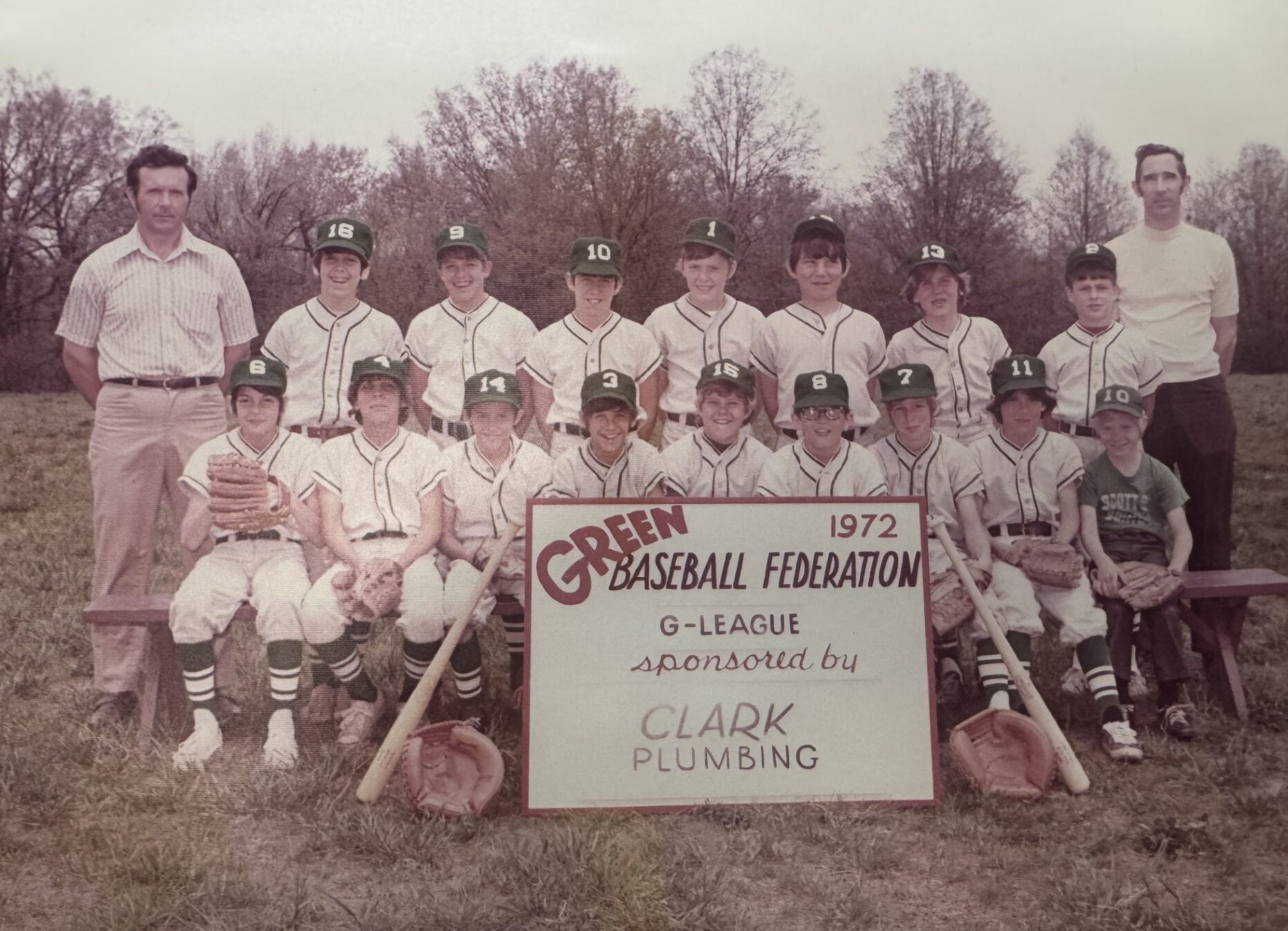 Clark Plumbing community baseball sponsorship in Akron