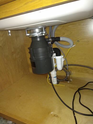 Garbage disposal installation and kitchen plumbing service in Akron Ohio