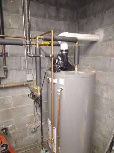 Clark Plumbing water heater installation in Akron Ohio