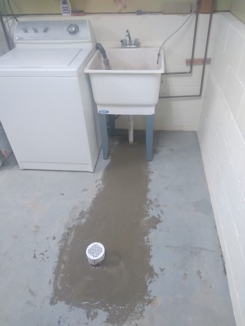 Laundry room utility sink and fixture installation by Clark Plumbing in Akron Ohio